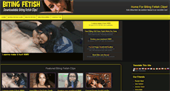 Desktop Screenshot of biting-fetish.com