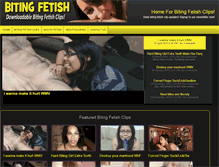 Tablet Screenshot of biting-fetish.com